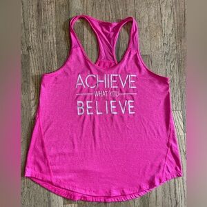Pink Racerback Tank Top